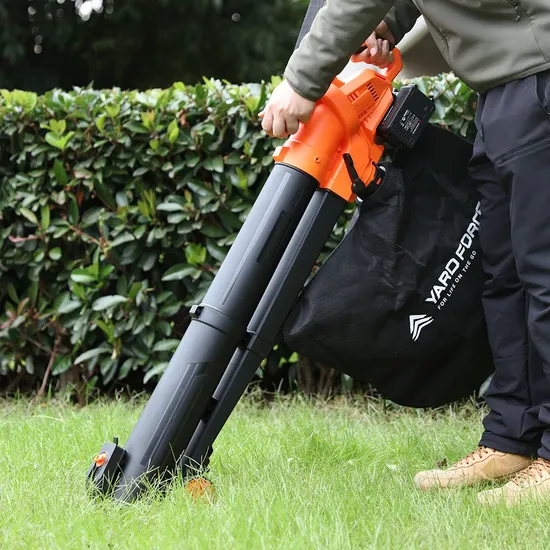 Powerful 20V Cordless Leaf Blower and Vacuum with Mulching